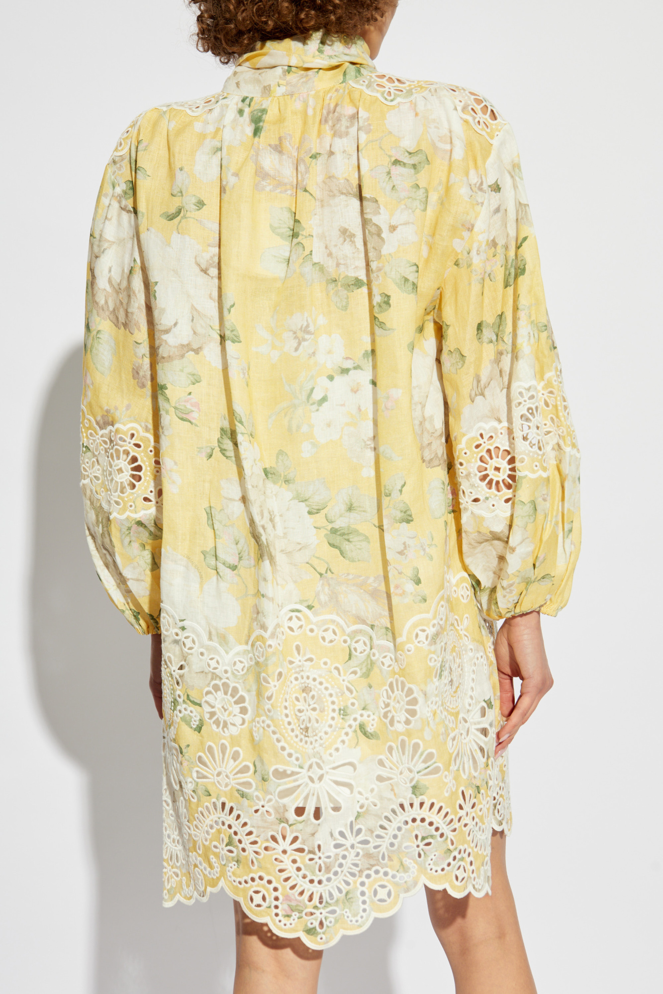 ワンピース ZIMMERMANN Woman Dress Yellow 0797DRS252 YFL Yellow Dress with floral pattern Zimmermann - Vitkac AS